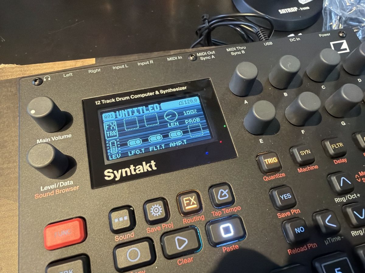 Elektron Musikinstrumente: Elektron Syntakt neuwertig  – Neu (gemäss Beschreibung) aus Bösingen von davewausb767 3