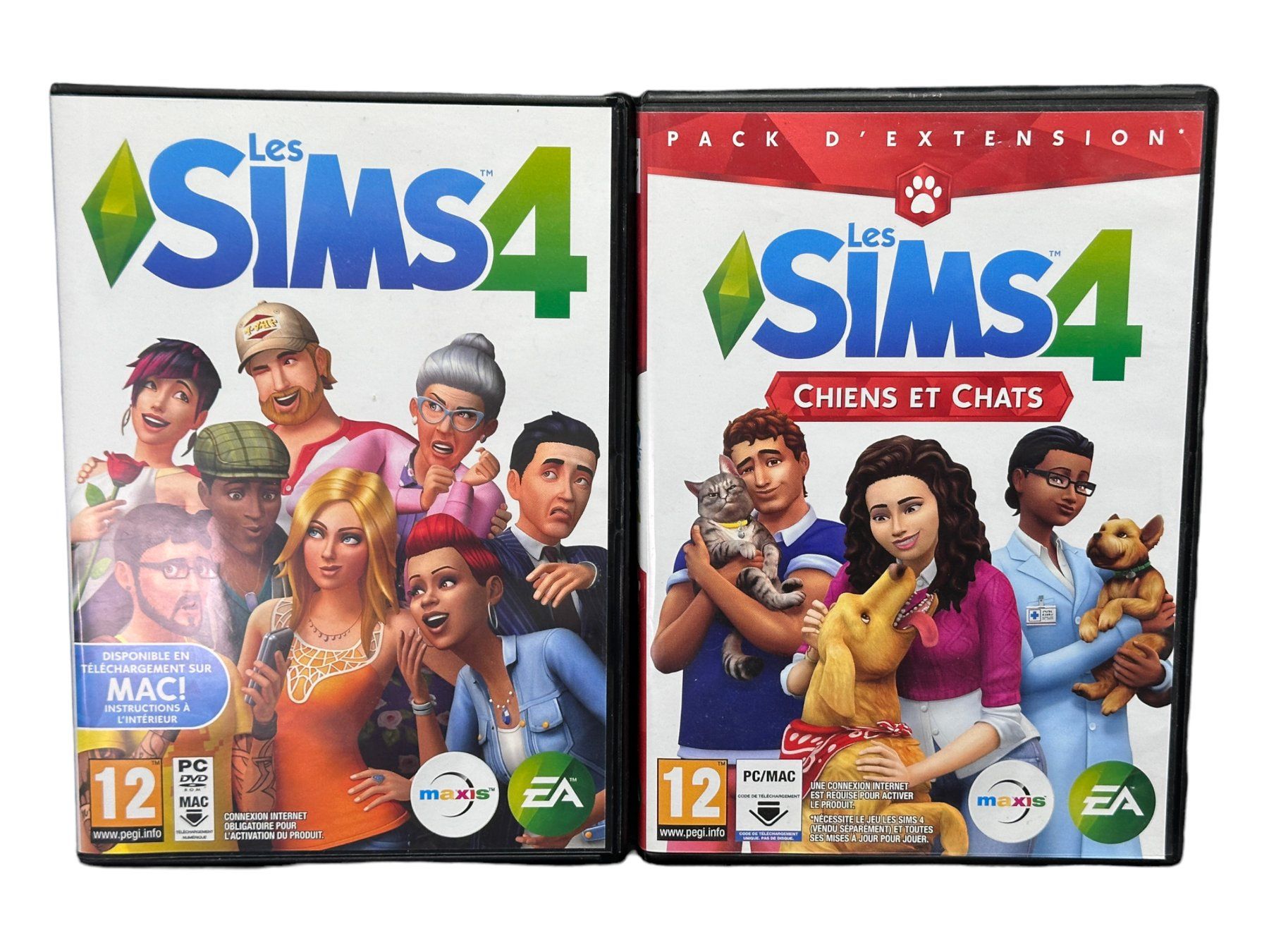 Microsoft Giochi: SIMS 4 + SIMS 4 Chiens et Chats jeux PC – Usato da Morges venduto da vintiques 2