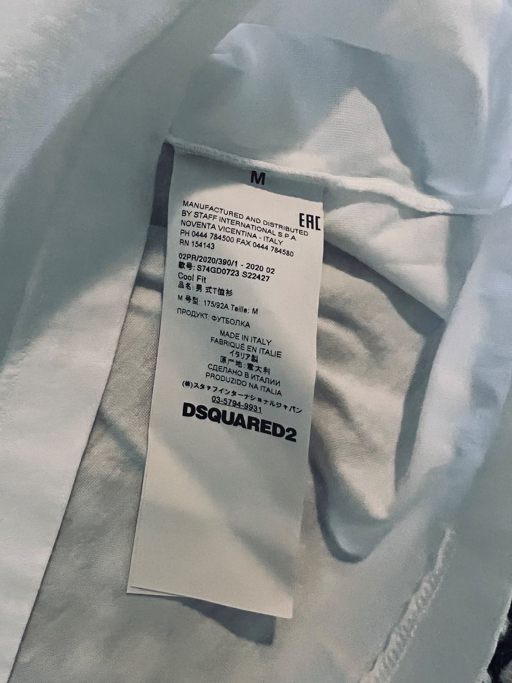 Dsquared2 T-shirt: DSQUARED2  printed T-shirt Sz M – Nuovo e nell'imballaggio originale da Lausanne venduto da ipanema23 4