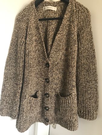 Warme Strickjacke ZARA - braun Länge 80cm