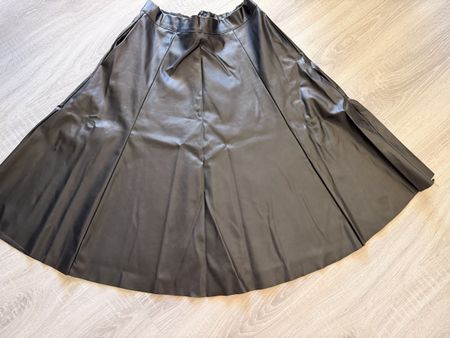 Rock Kunstleder Schwarz Grösse L 