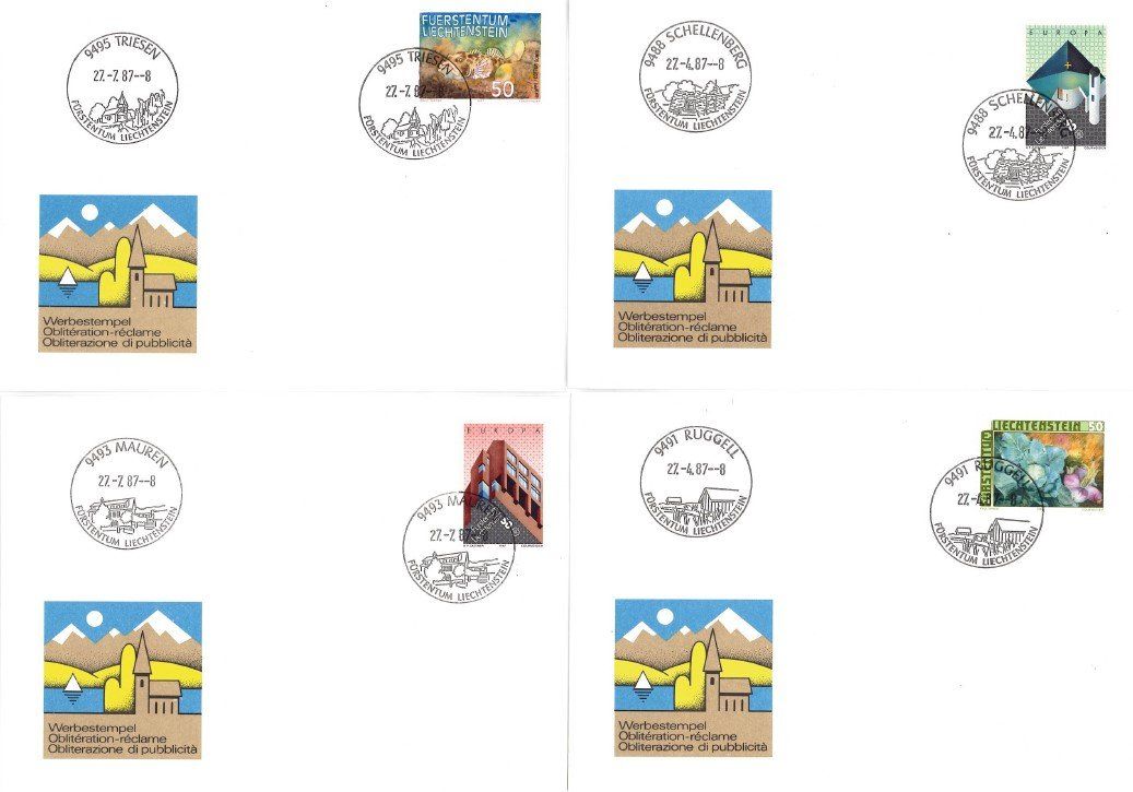 Tous les timbres: FL Belege mit Werbestempel – D'occasion à Bellach par qsearch 1