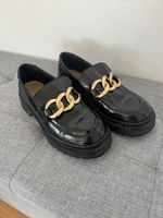 GANT Schwarze Halbschuhe mit Kettendetail Leder Grösse EU 37