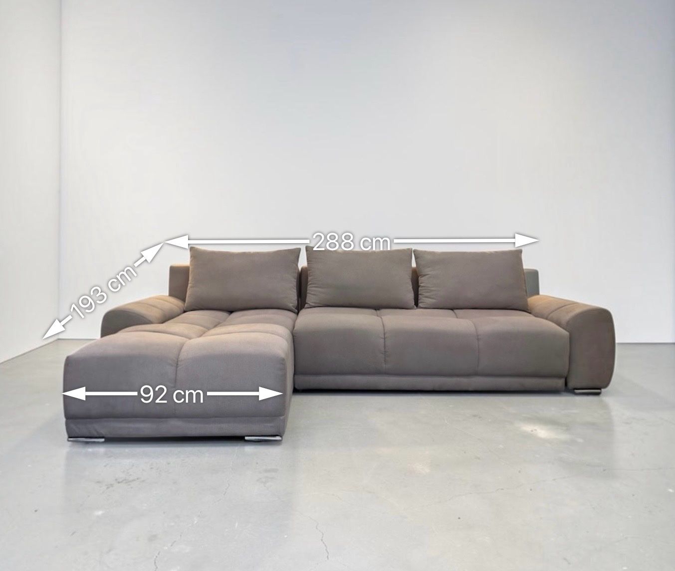 Sofas: Ecksofa Sandbeige mit Schlaffunktion – Gebraucht aus Bachenbülach von Sofalab.swiss 4