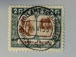 1930, Fürstenpaar, gestempelt