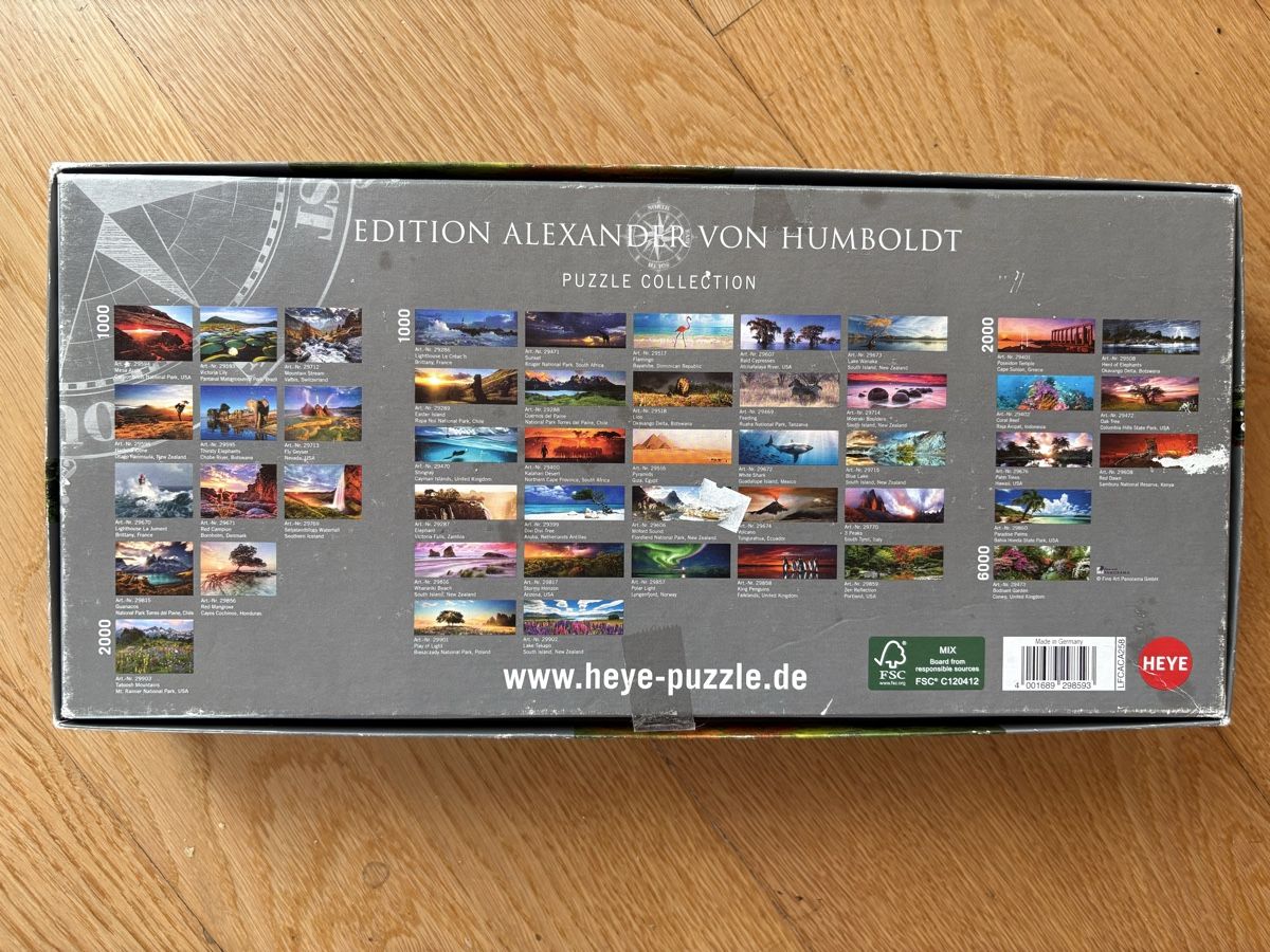 Heye Puzzle: Heye Panorama Puzzle 1000 Teile - 1 Teil fehlt – Usato da Zweisimmen venduto da Domii 1