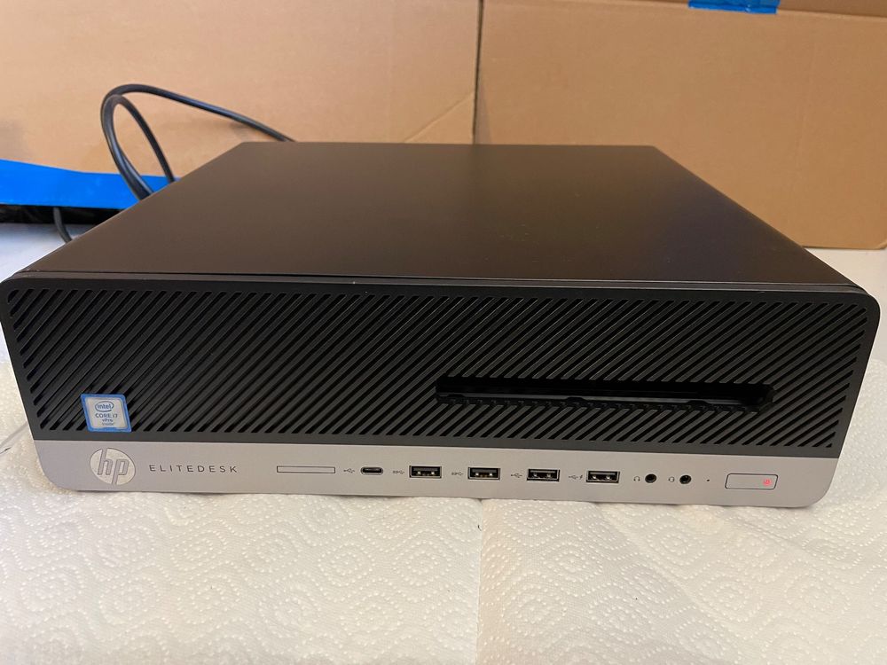 HP Elitedesk 800 G3 SFF - Intel i7 - 7700 | Kaufen auf Ricardo