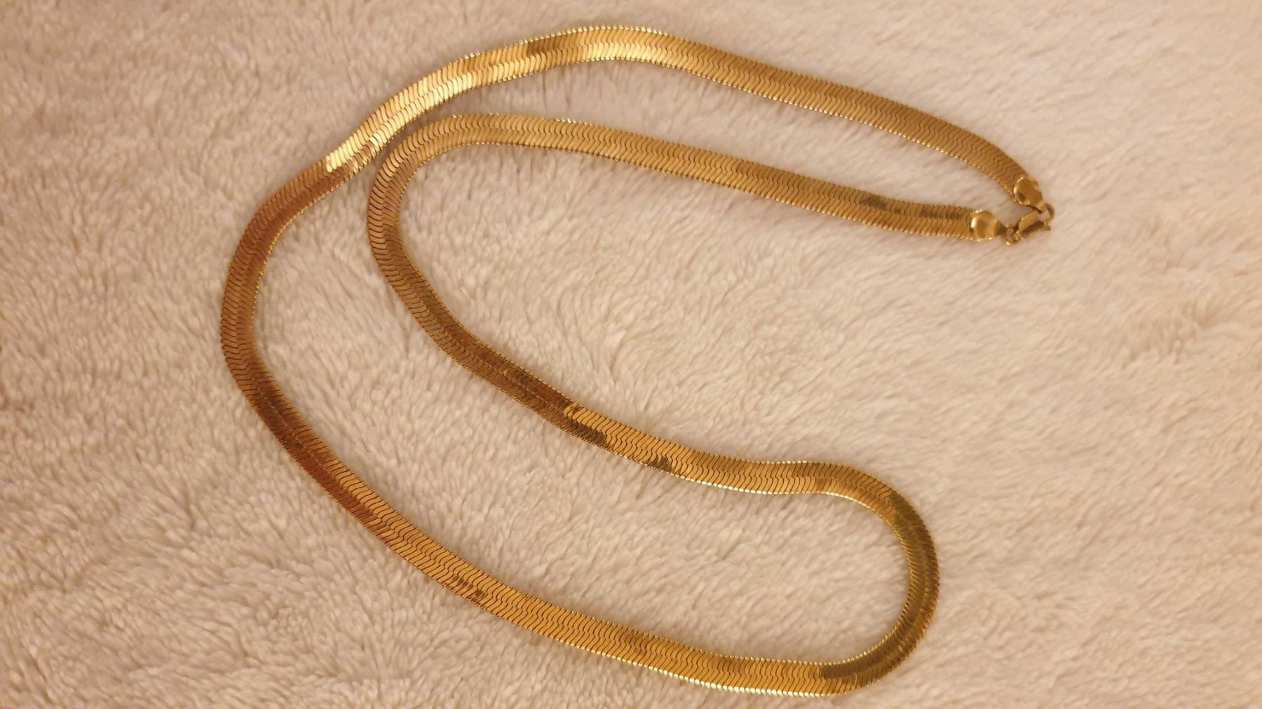 Catenine: Schlangenkette - Länge: 77 cm - Breite: 7 mm – Nuovo e nell'imballaggio originale da Würenlos venduto da Abracadabra26
