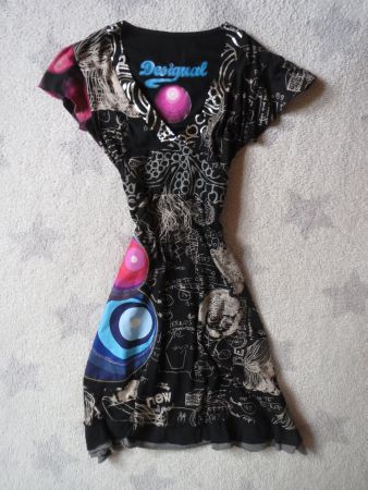 total spezielles DESIGUAL Damen Kleid Gr S