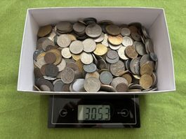 Münzen-Lot, ca. 3 Kilogramm