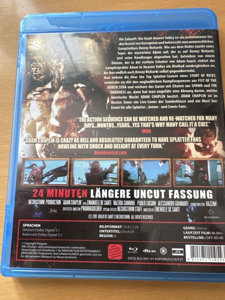 Alle DVDs: Adam Chaplin Uncut – Gebraucht aus Brunnadern von Nanuk60 1