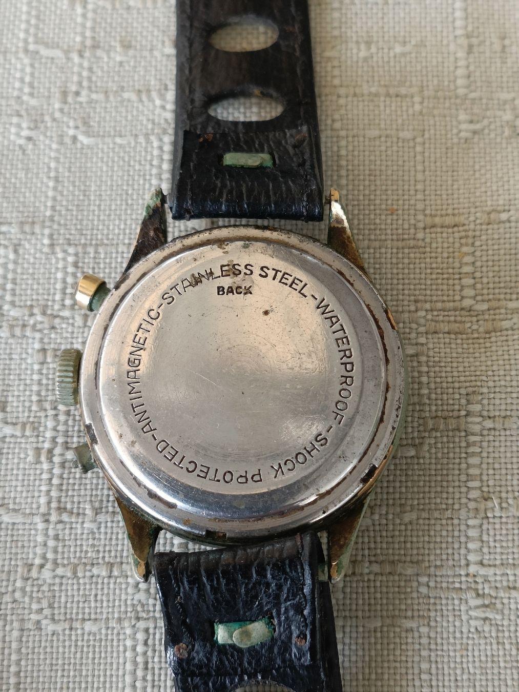 Orologi: Vintage Automatic Chronograph Herren Uhr Fludo ca. 1950 – Usato da Brugg AG venduto da Ente015 5