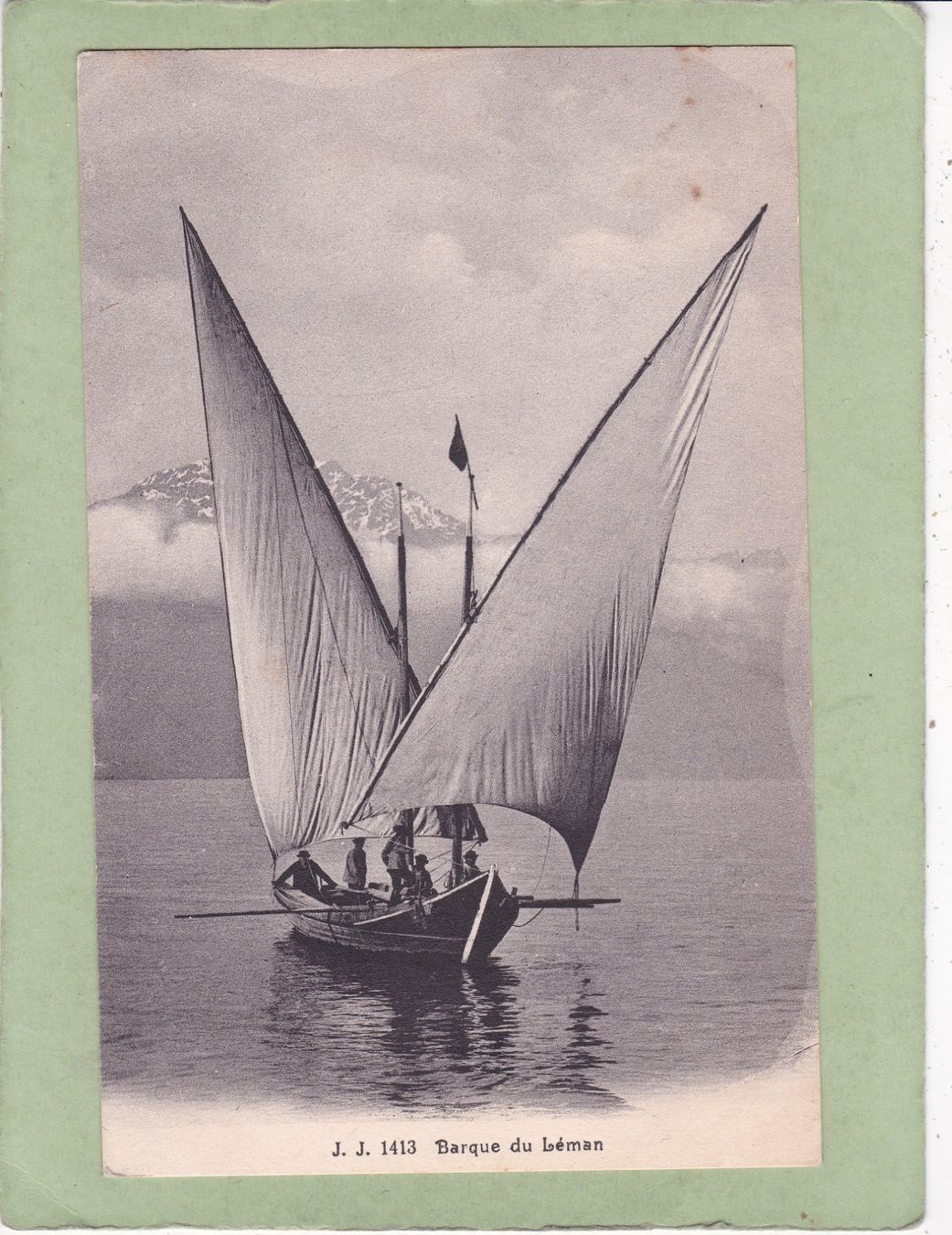 Cartoline postali: Barque du Léman 1926 – Usato da Herisau venduto da Lisegrat2008