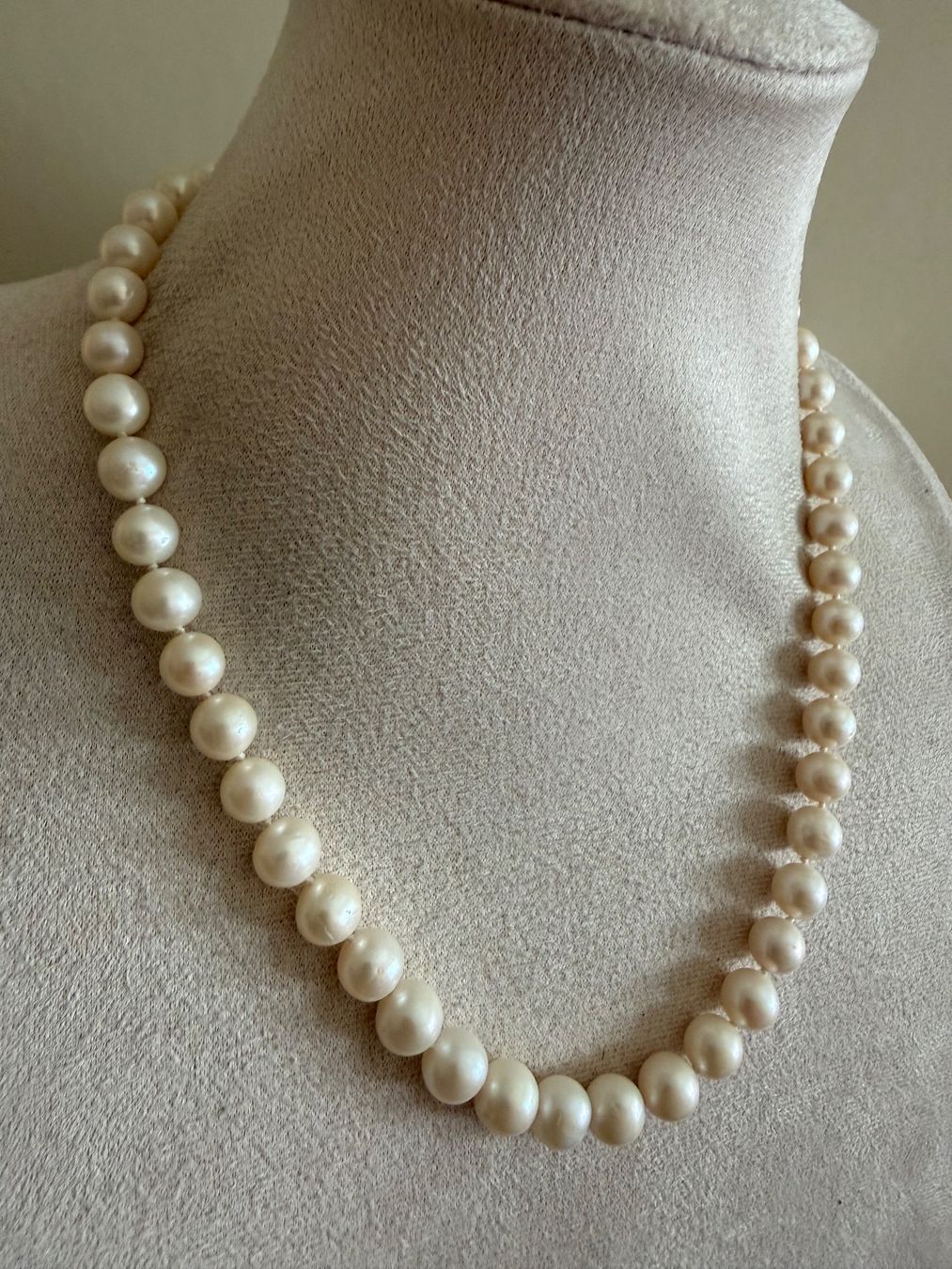 Catenine: Vintage echte Perlen Kette mit Silber Verschluss 925 – Usato da Spiegel b. Bern venduto da Rogger72 1