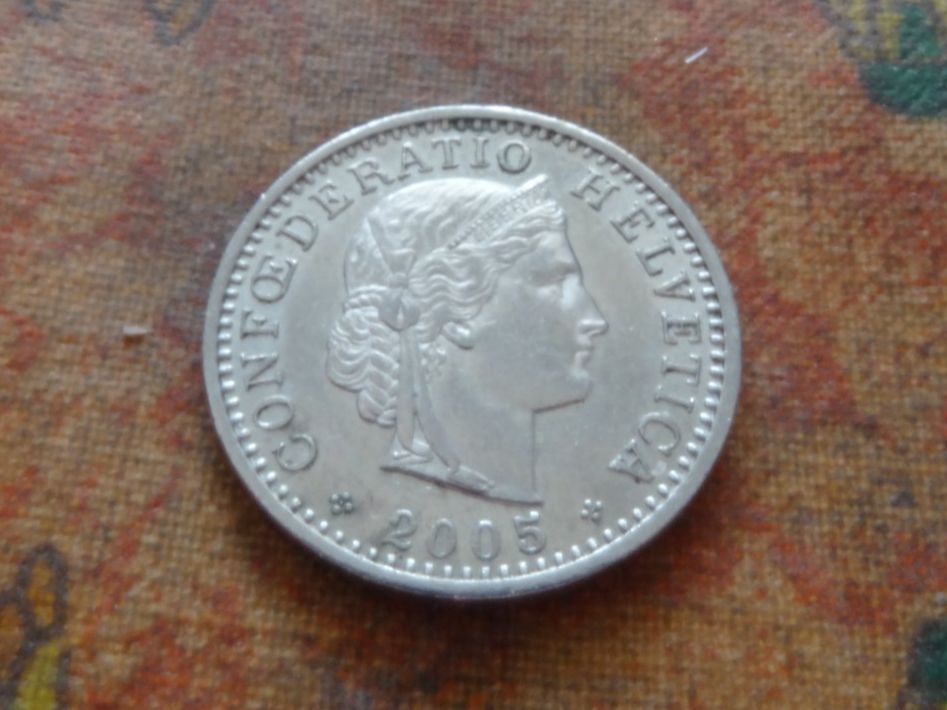 Alle Münzen: 20 Rp. 2005 – Gebraucht aus Romanel-sur-Lausanne von Swift13