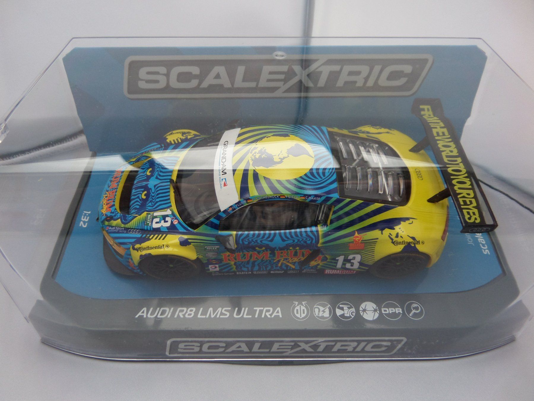 Piste: C3854 Scalextric Audi R8 LMS / 1/32 – Nuovo e nell'imballaggio originale da Bettlach venduto da Qwert12 3