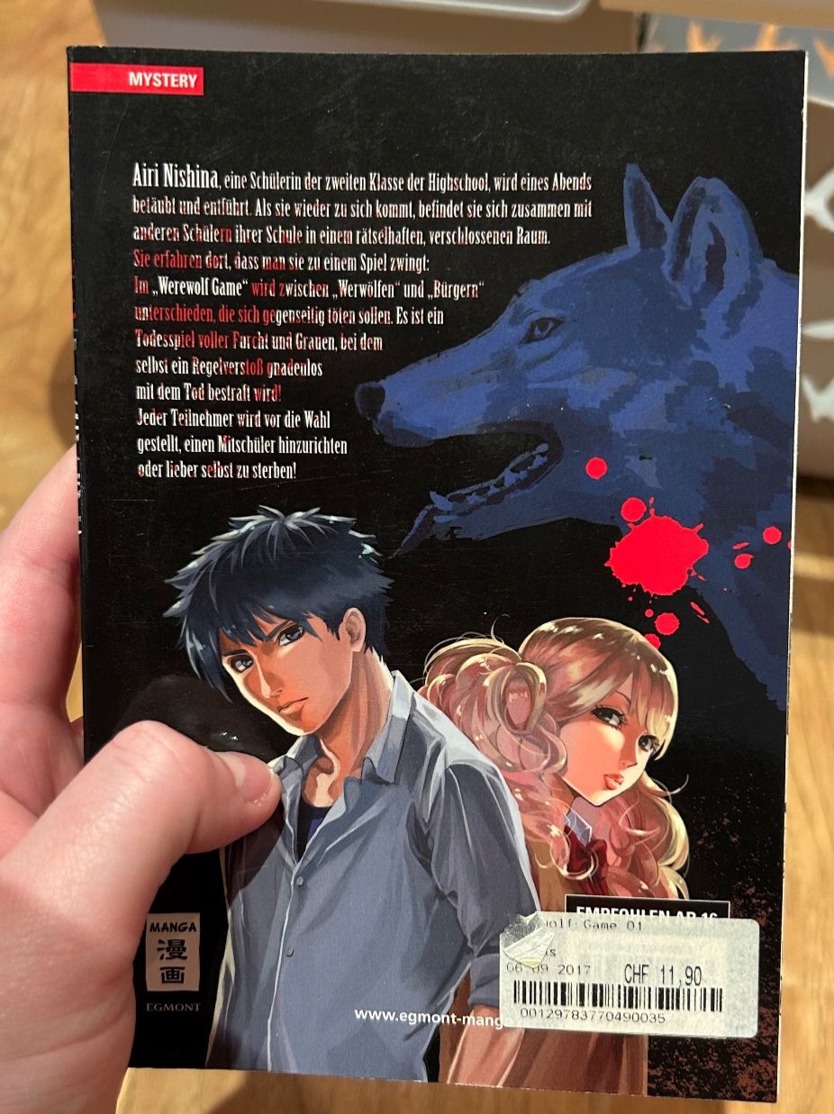 Fumetti: Werewolf Game Manga – Usato da Bremgarten AG venduto da anh_99st 1