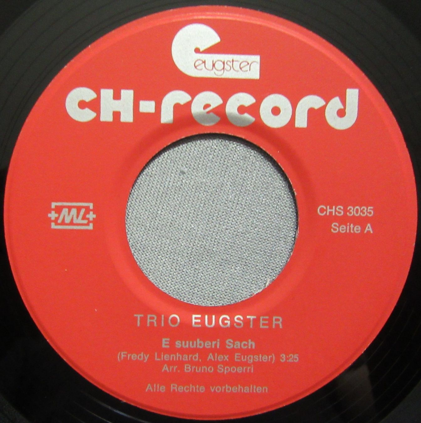 Dischi in vinile: Trio Eugster - E suuberi Sach - Single ab CHF 1.00 – Usato da Auenstein venduto da Padabimbim 2