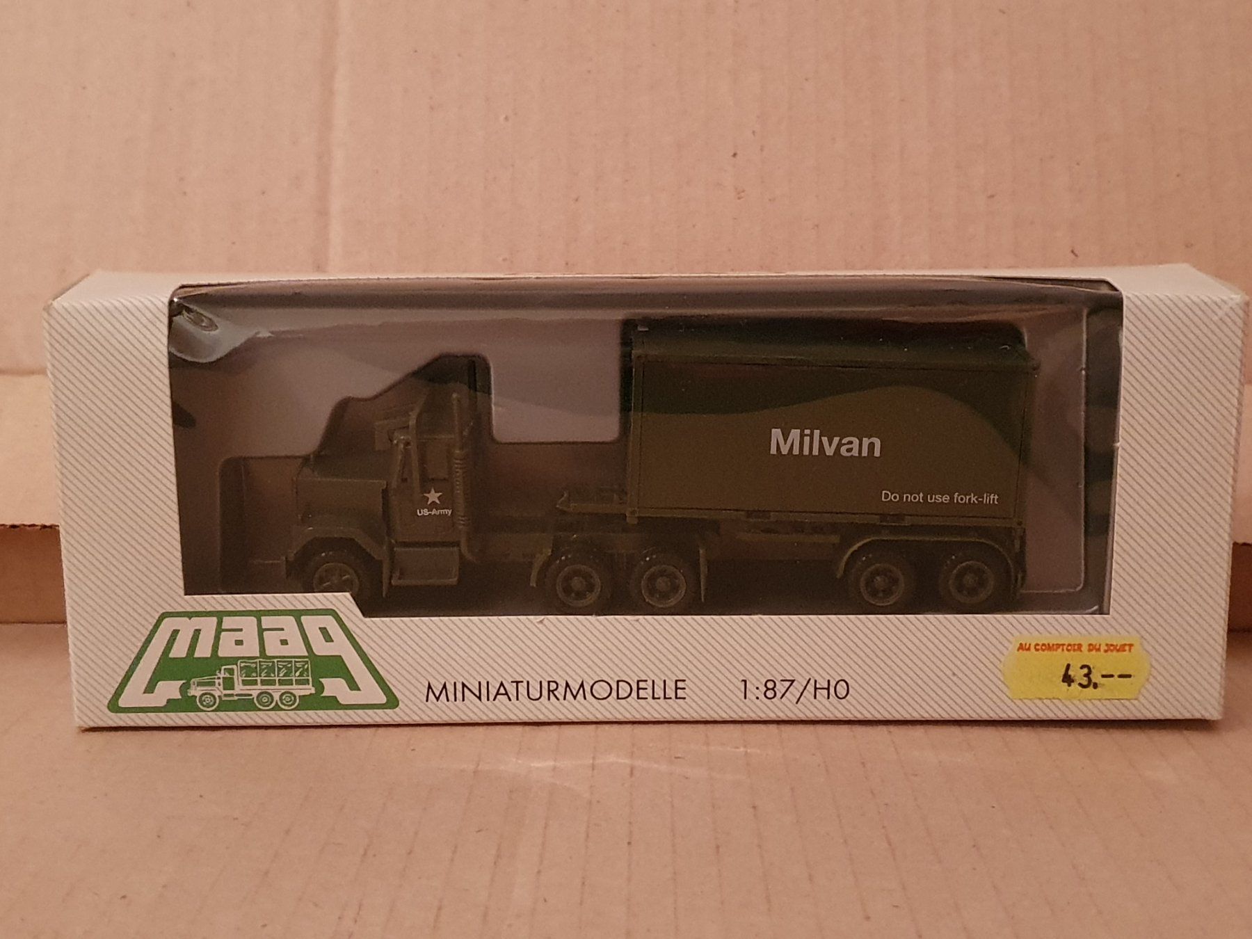 Herpa Modellautos: HERPA. GMC US ARMY.6X4.  1:87. US. – Neu und originalverpackt aus Romanel-s-Lausanne von Bidule01 4