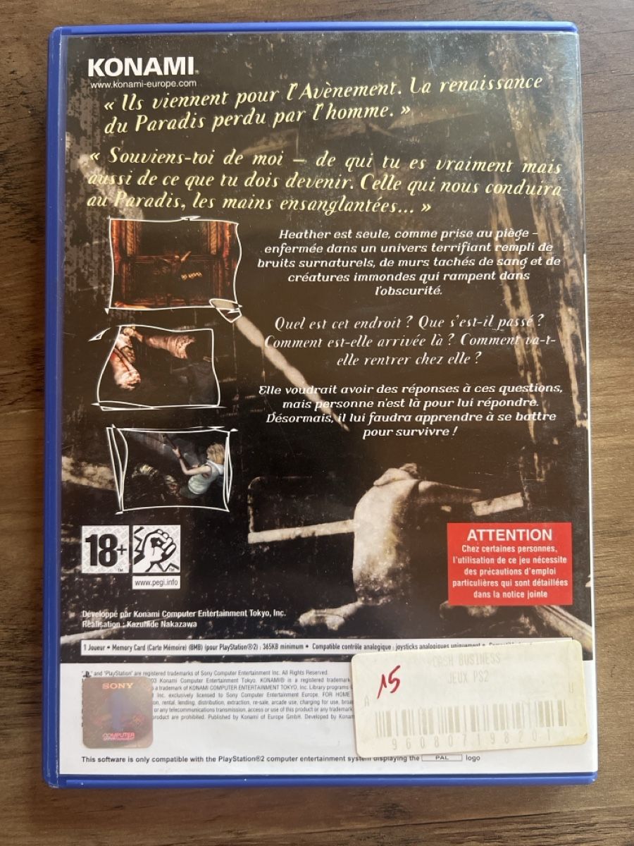 Giochi: Silent Hill 3 PS2 FR – Usato da Meyrin venduto da fer_fwc8 2