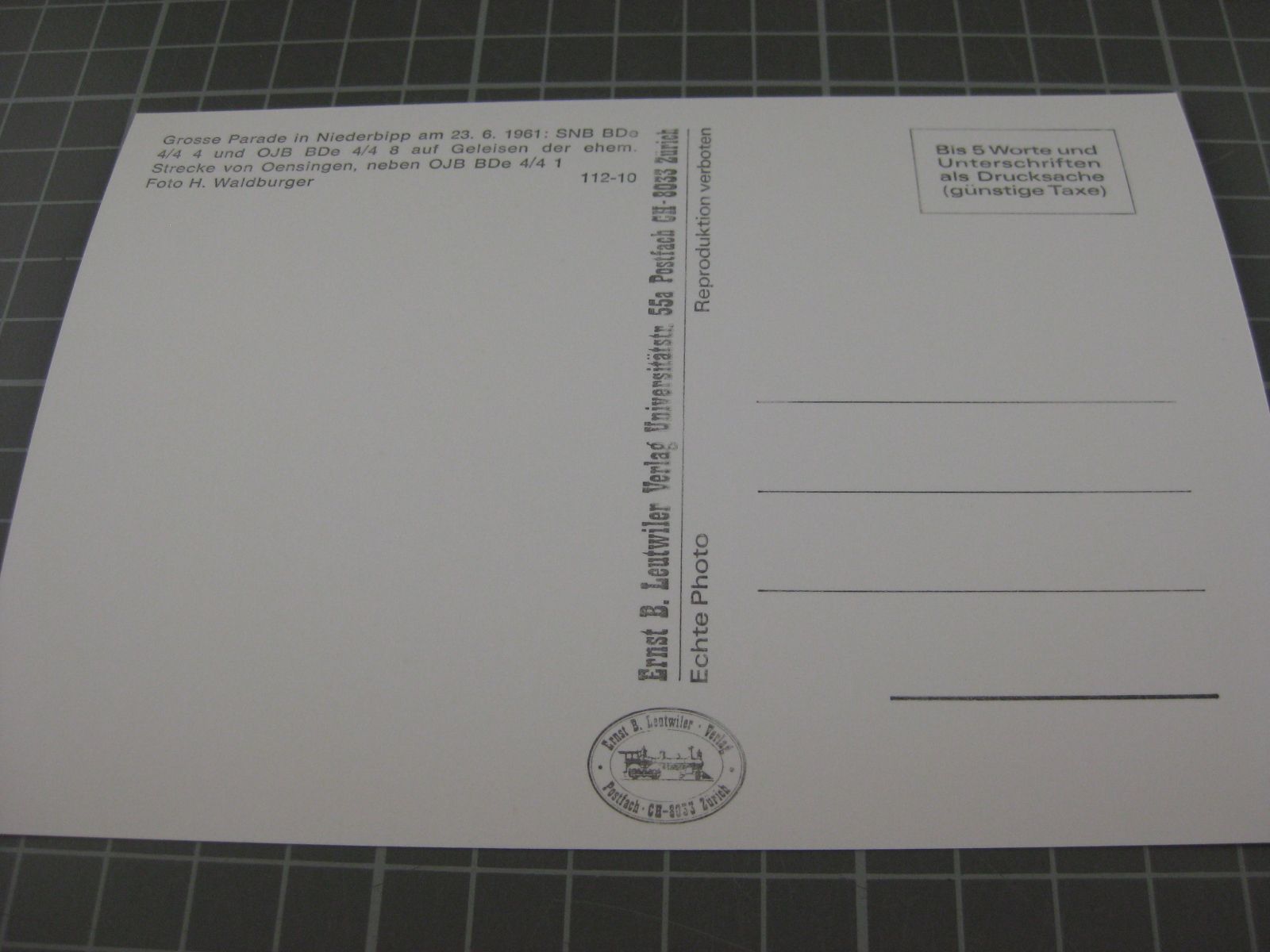 Cartoline postali: AK Niederbipp Bahnhof mit Zug – Nuovo (secondo la descrizione) da Malters venduto da Marosko 1