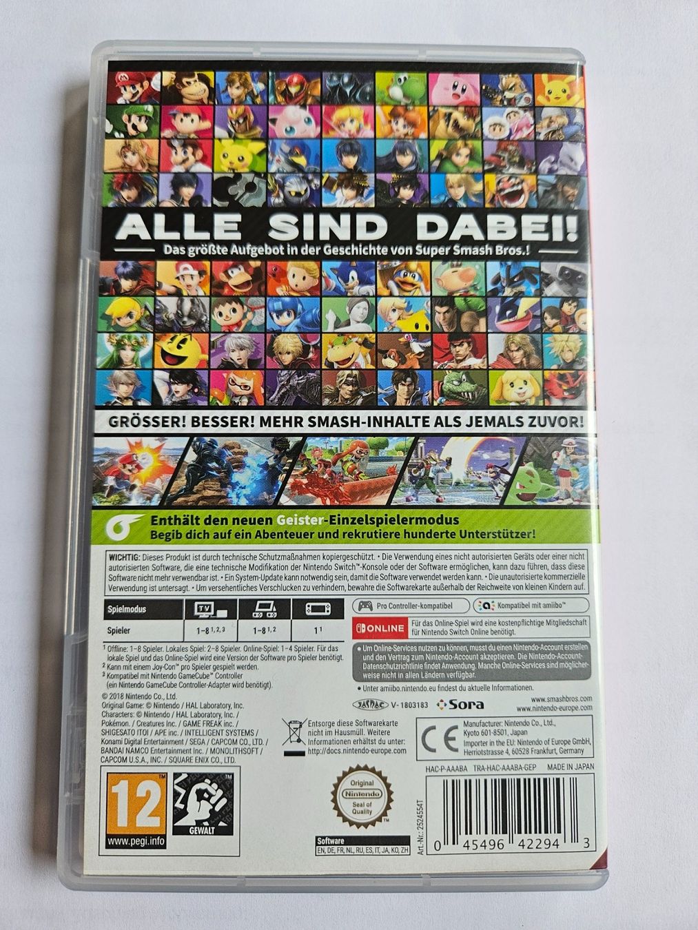 Spiele: Super Smash Bros Ultimate - Nintendo Switch – Gebraucht aus Lutzenberg von  2