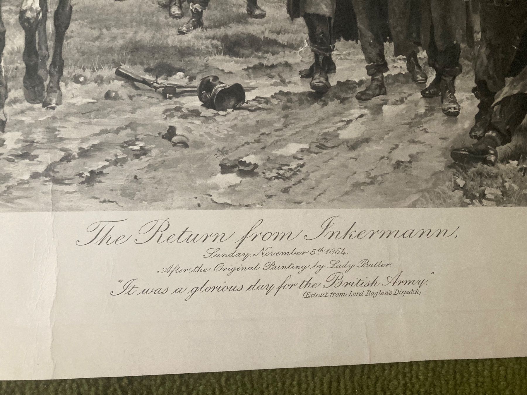 Incisioni: The Return from Inkermann, Sunday Nov. 5th 1854 – Usato da Adliswil venduto da eku_8mgk 1