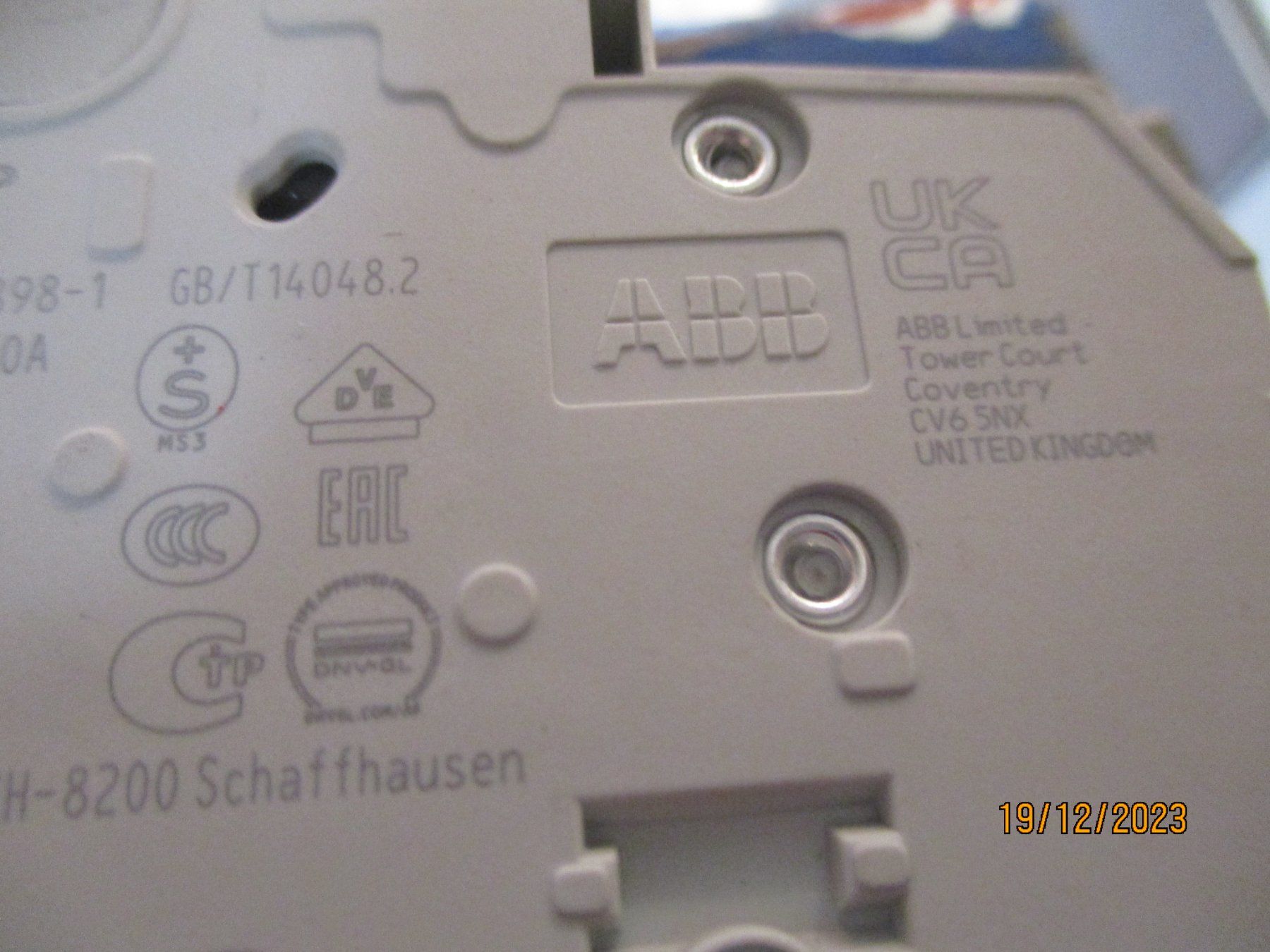ABB Stromzufuhr: ABB Leitungsschutzschalter SWISSLINE S401M C16 – Gebraucht aus Langnau i. E. von Superseven69 3