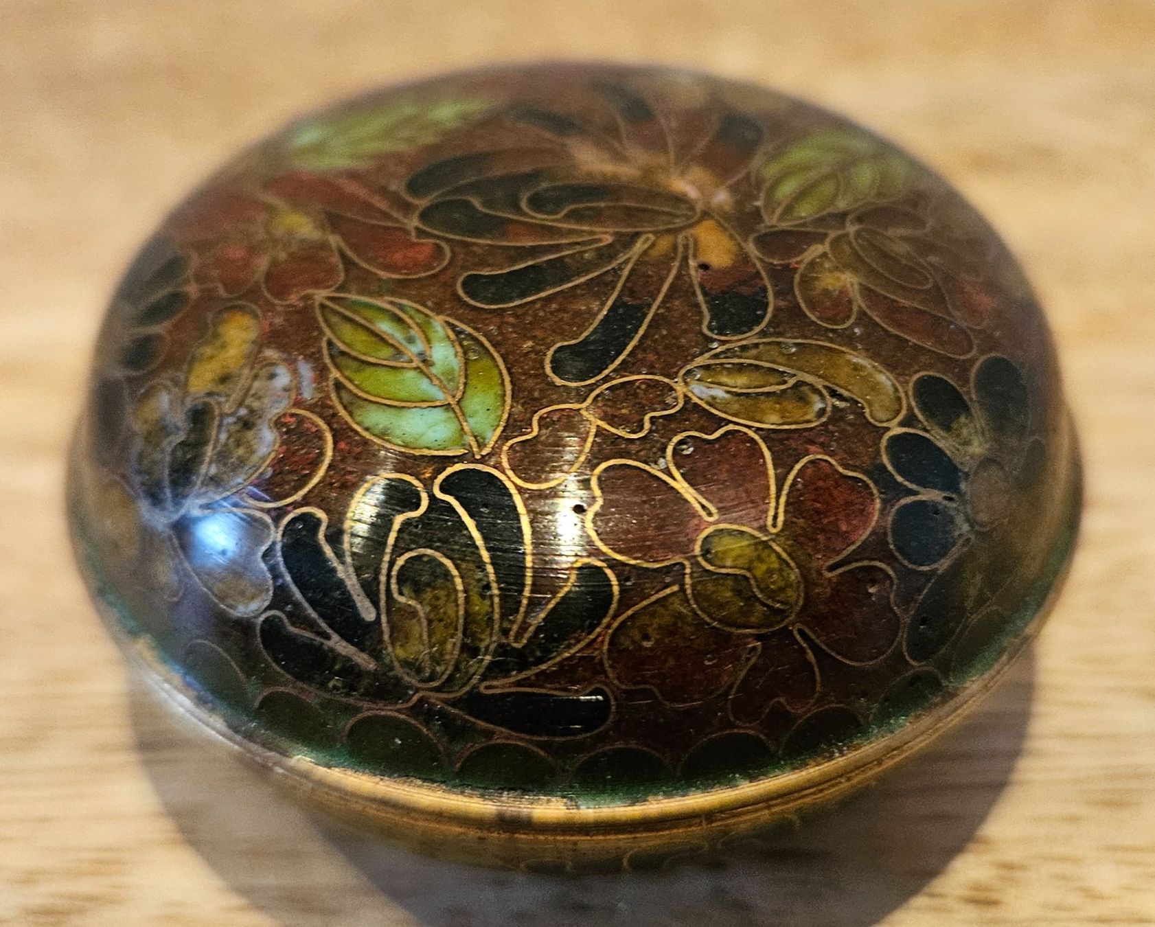 Coffrets à bijoux: Cloisonne Emaille Messing  Schatulle Schale Schmuckdose Box – D'occasion à Birmensdorf ZH par Wendepunkt...