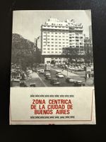 Antike Karte von Buenos Aires, Galles Hotel, Rarität!
