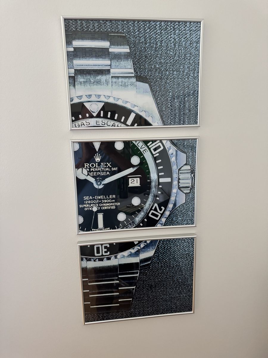 Foto & Immagini: Rolex Deepsea Wandbild 3-teilig – Nuovo (secondo la descrizione) da Arlesheim venduto da Do-Ze