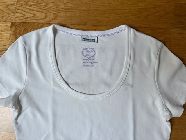 T-shirt: Street One, Shirt, weiss, Gr. 36 – Nuovo (secondo la descrizione) da Basel venduto da Solaia28 1