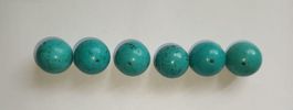 6 Türkis Perlen – Schmuckperlen Set 38 g
