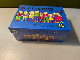 Fotobox "Friends" Fotoaufbewahrungsbox blau Neu OVP