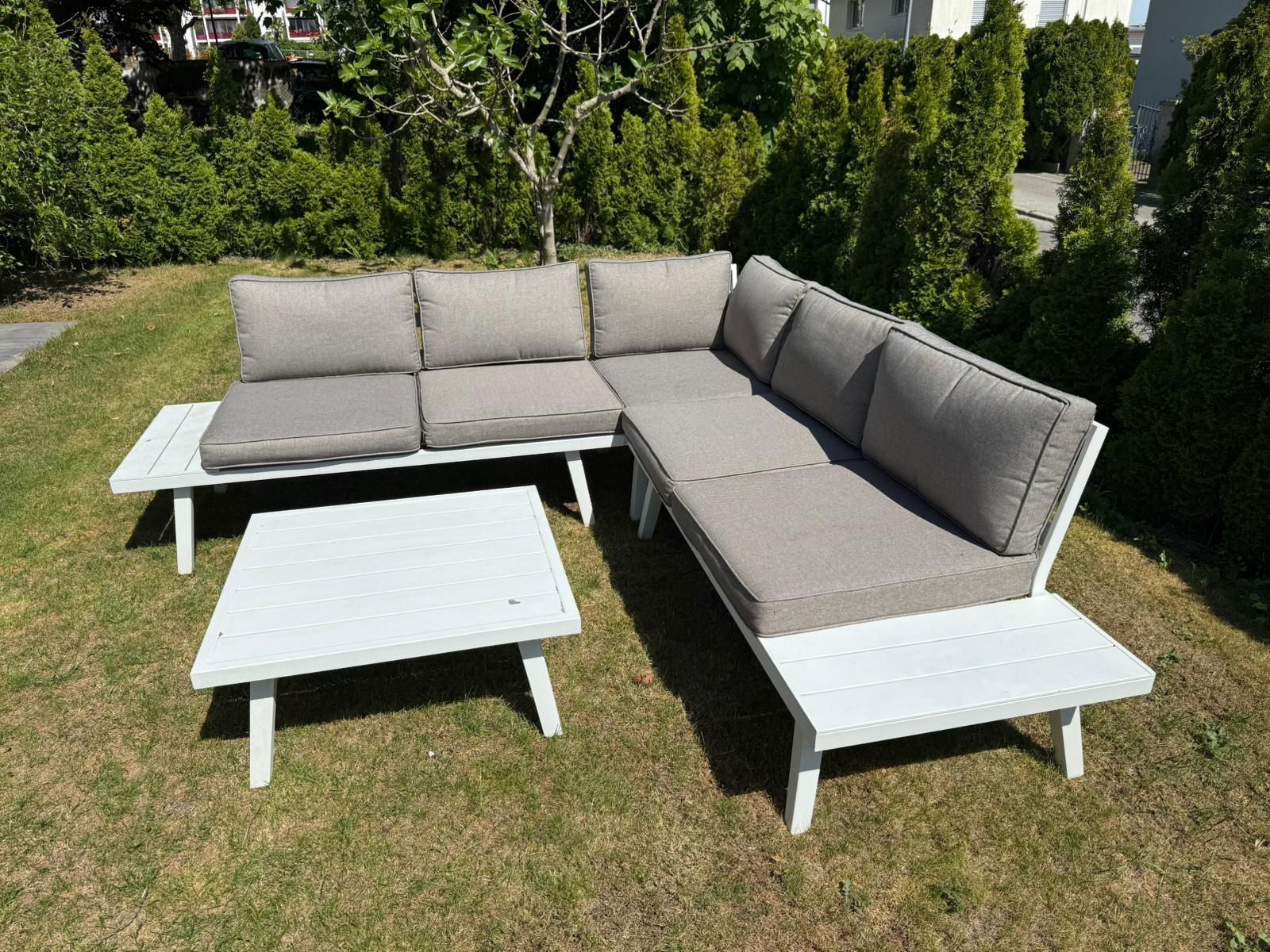 Divani: Gartenlounge Set, weiss, – Usato da Grenchen venduto da YoshiSan74 1