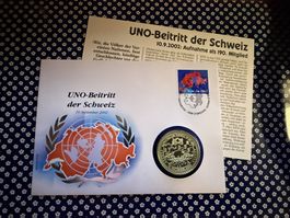 Münzbrief / Numisbrief / Silbermünze