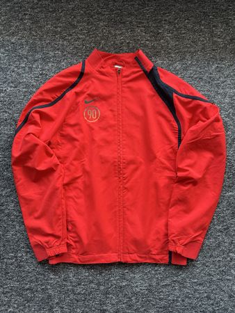 Veste Nike vintage rouge-orange, taille L - 