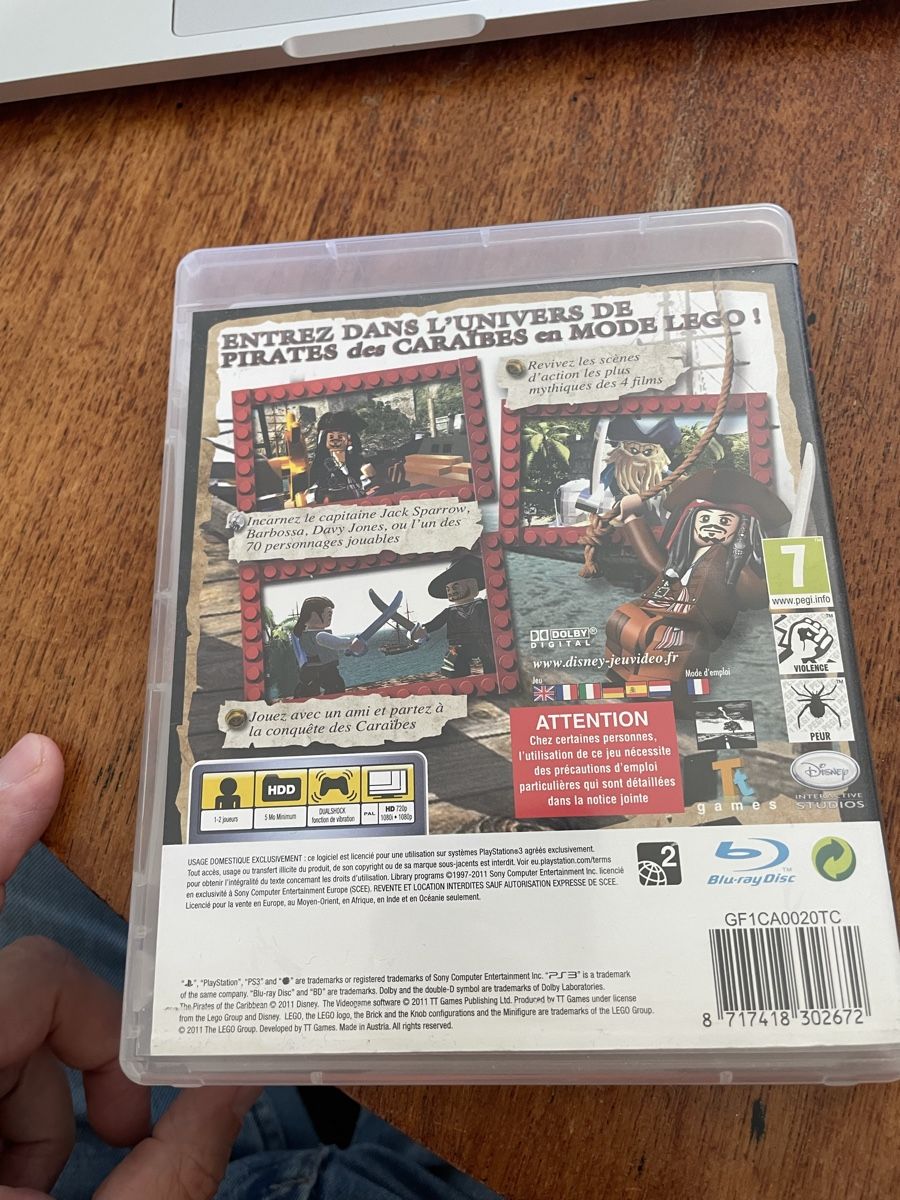Giochi: Jeu PS3 Lego Pirates des Caraibes  – Usato da Etoy venduto da 6iulian0 1