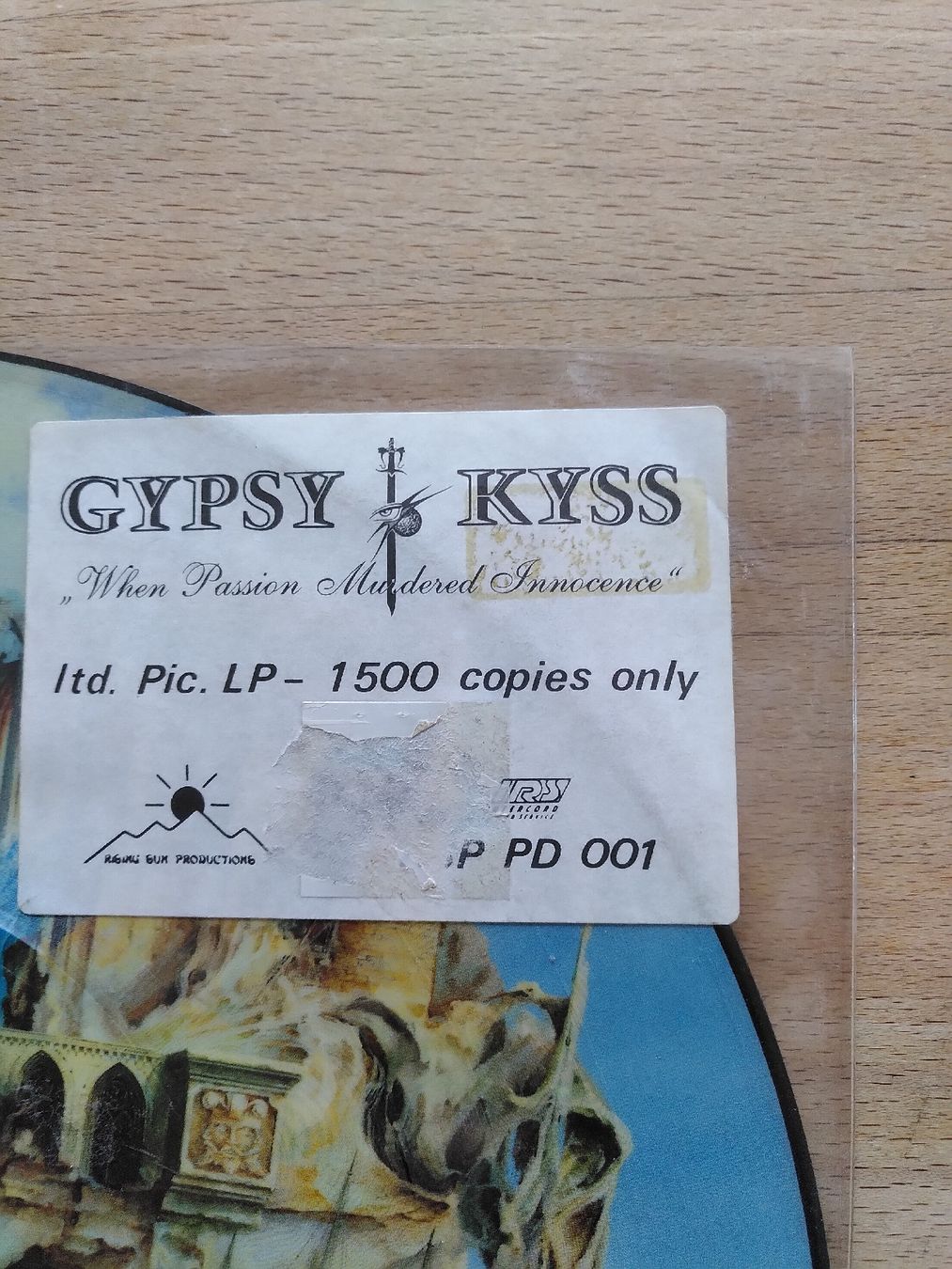 Dischi in vinile: Gypsy Kyss - When Passion Murdered Innocence, Picture Disc – Usato da Büsserach venduto da Bey23 1