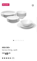 Geschirrset 18 teilig von Ikea, neu und original verpackt.