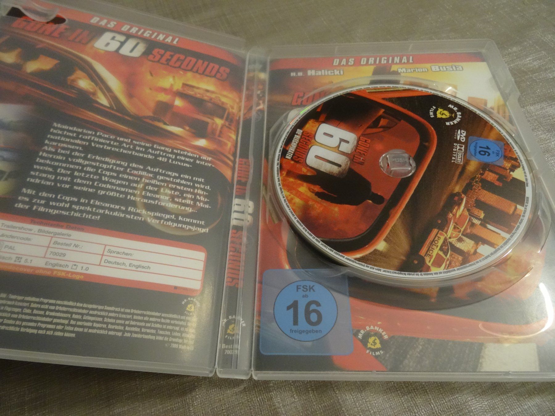 Alle DVDs: DVD: Gone in 60 Seconds - Nicolas Cage – Gebraucht aus Olten von Disc-Verkauf 1