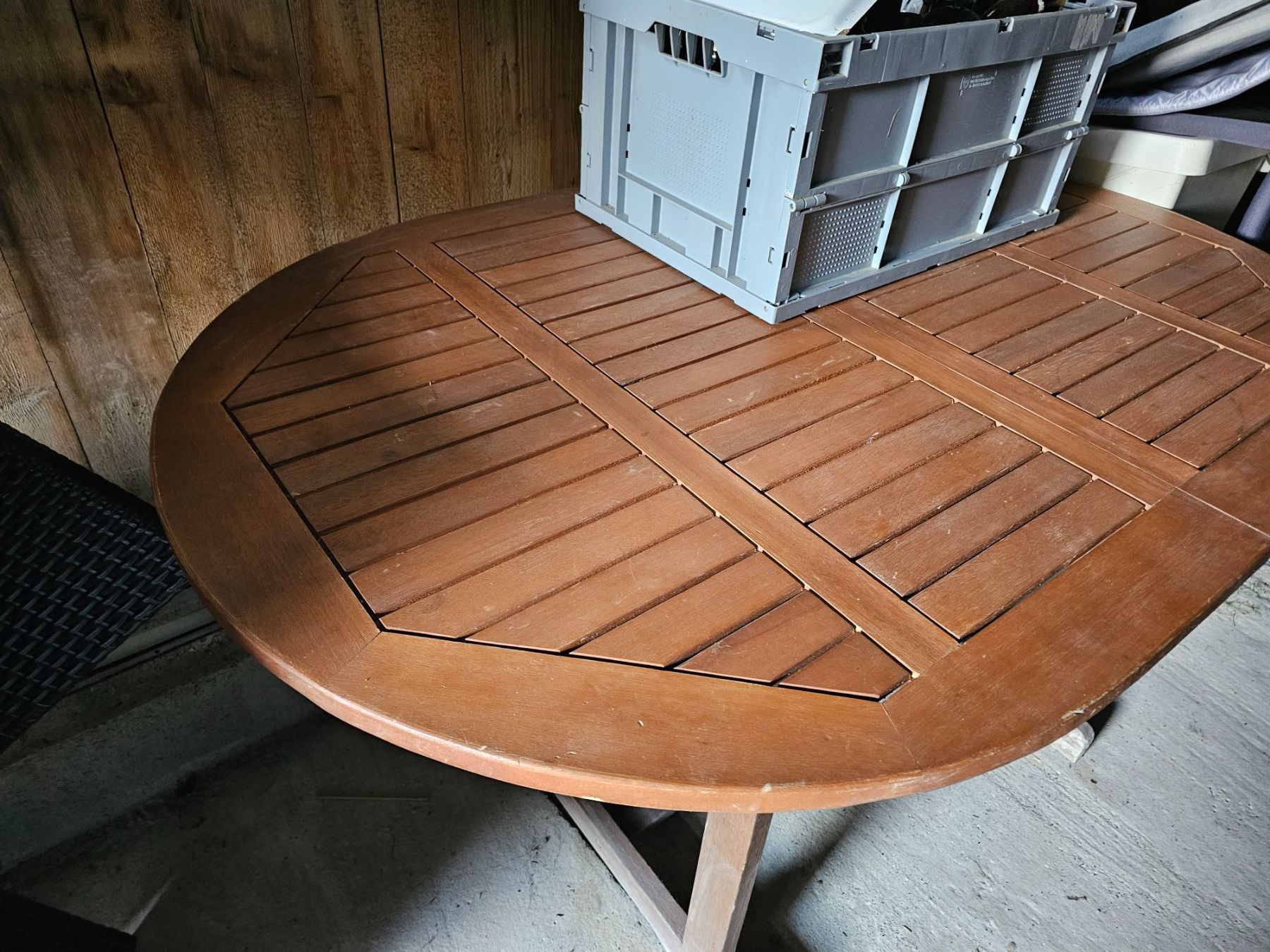 Tavoli: Table en teck – Usato da St-Barthélemy VD venduto da aud_8mm9 1