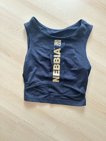 NEBBIA Sporttop Damen, Grösse XS, schwarz