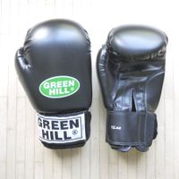 Green Hill Boxhandschuhe, Gants de boxe, 12oz, noir.