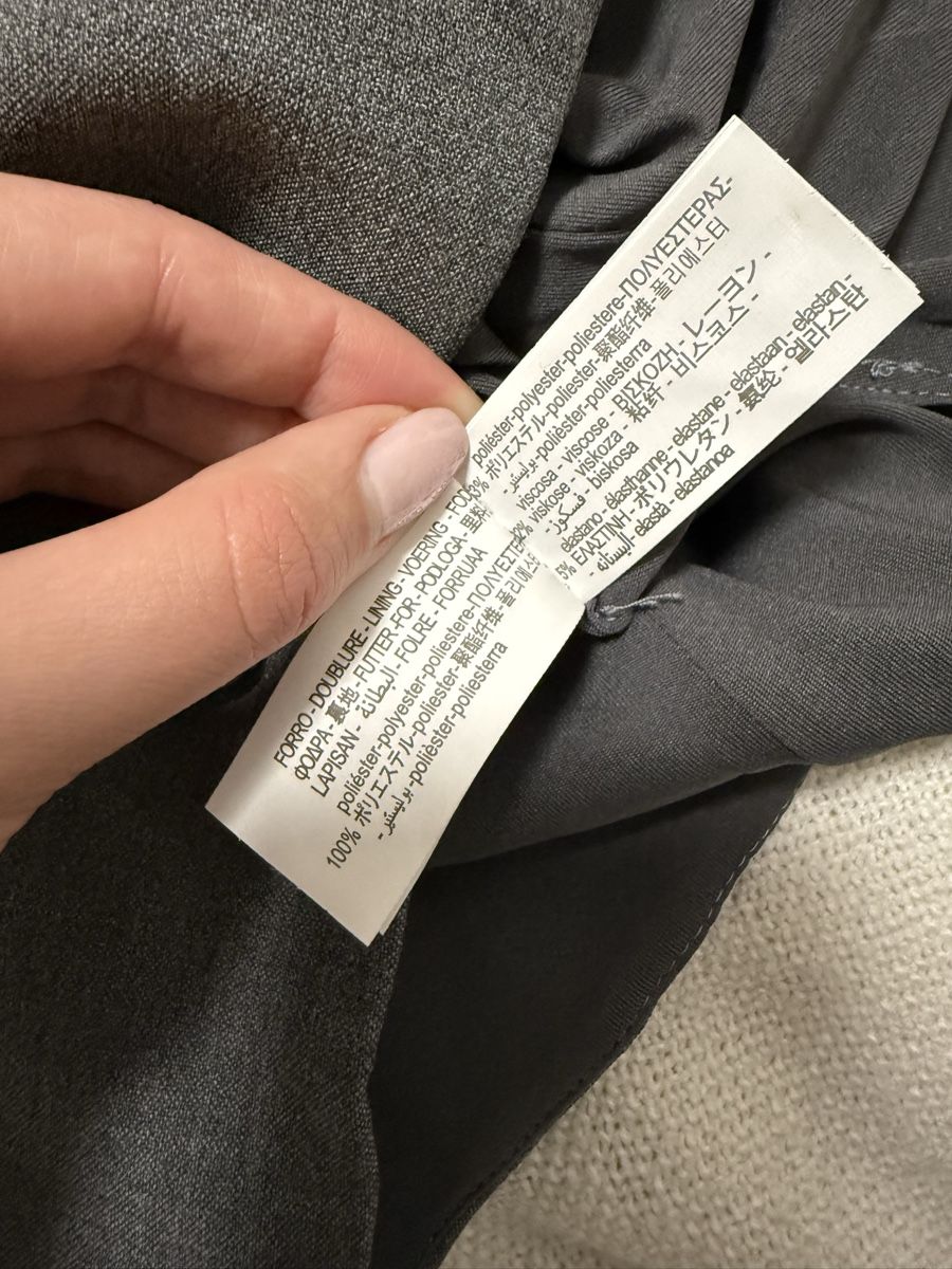 Zara Top: Bustier Zara neuf gris anthracite, taille S – Nuovo e nell'imballaggio originale da Les Avanchets venduto da NR07 3