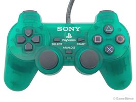 PS1 Controller DualShock Original GrünTransparent