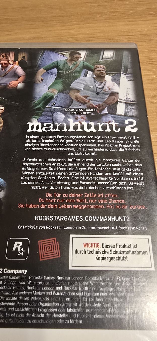 Sony Jeux: Manhunt 2 PSP Deutsch – D'occasion à Le Noirmont par desoto55 3