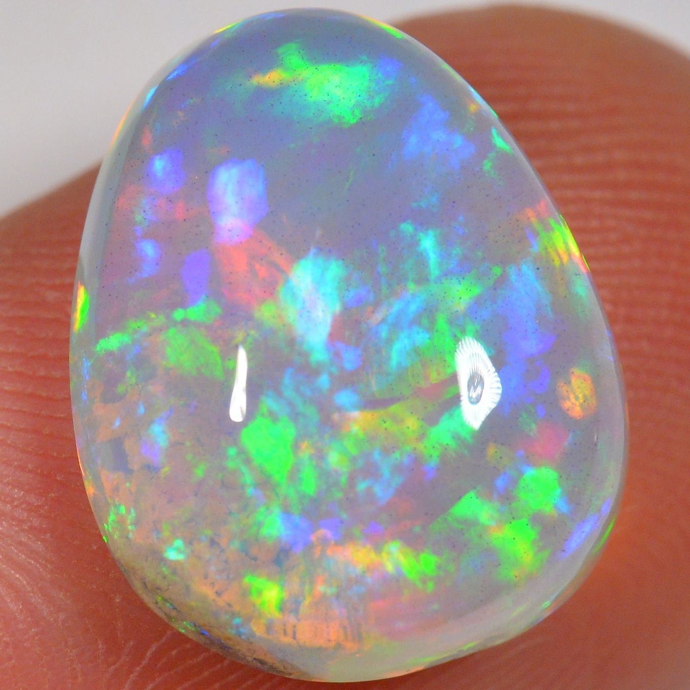 Edelsteine: 7 Karat - Regenbogen - Äthiopischer Welo Opal – Neu (gemäss Beschreibung) aus Rüti ZH von DeinOpal 4
