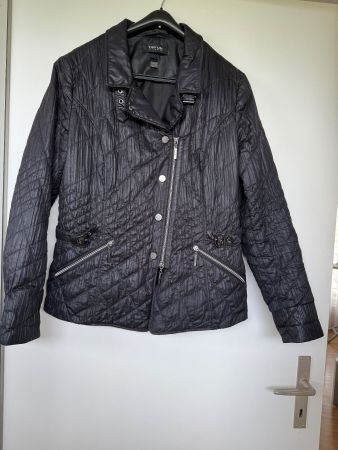 Taifun Steppjacke, schwarz, Gr. 44 - Ideal für Übergang!