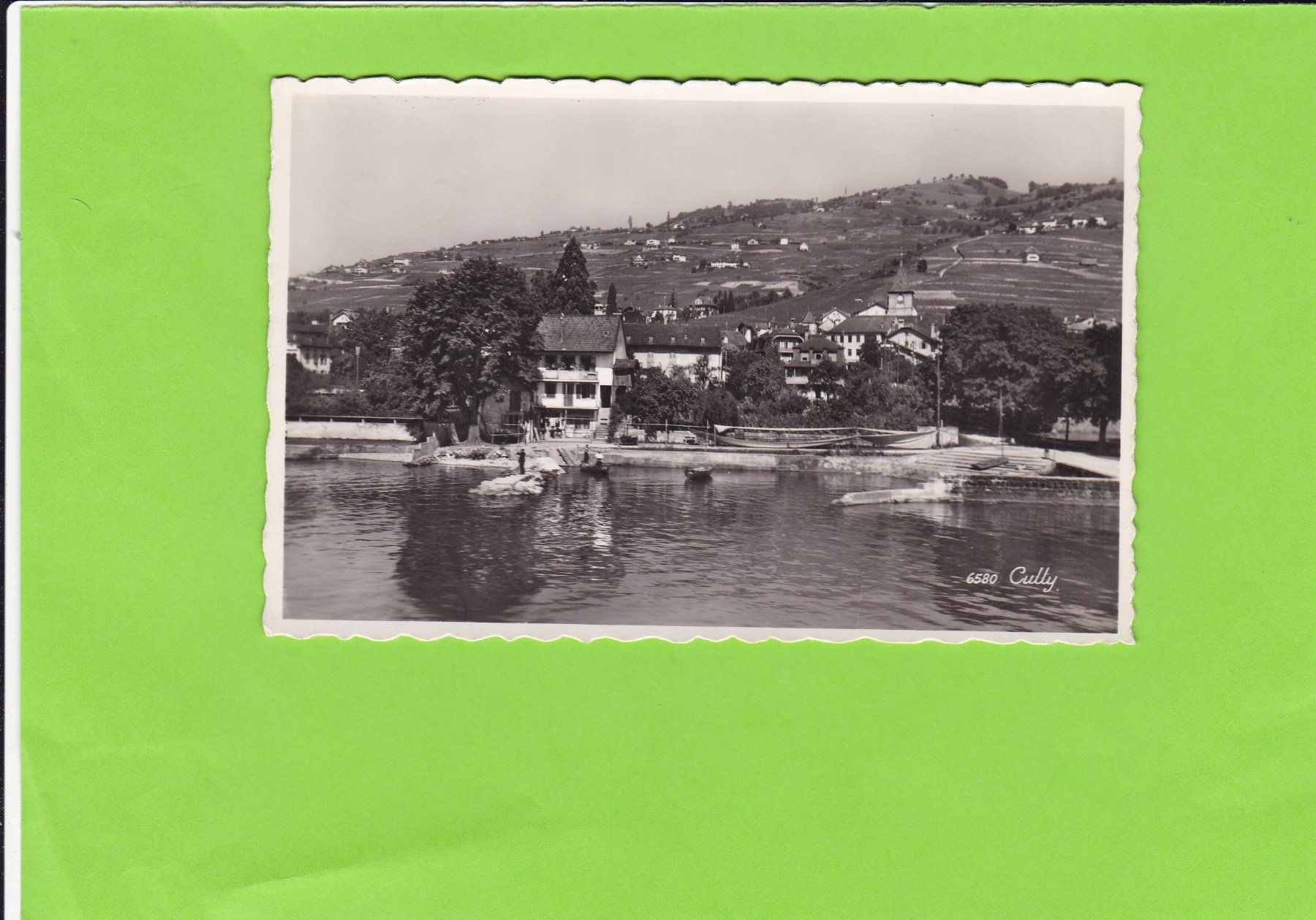 Cartoline postali: Cully, vom See aus – Usato da St. Peterzell venduto da neckertal